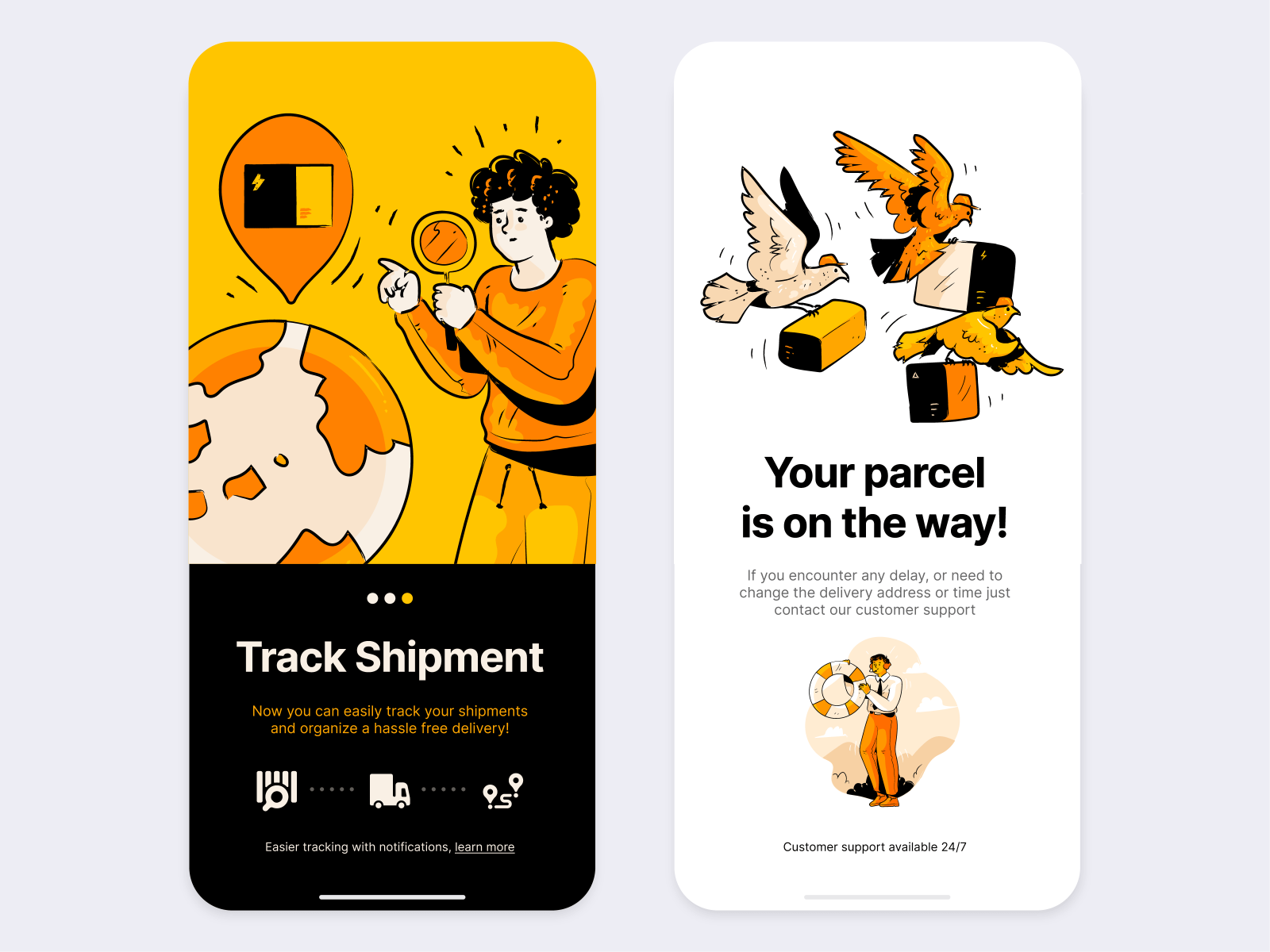 Creating a unified theme using illustrations