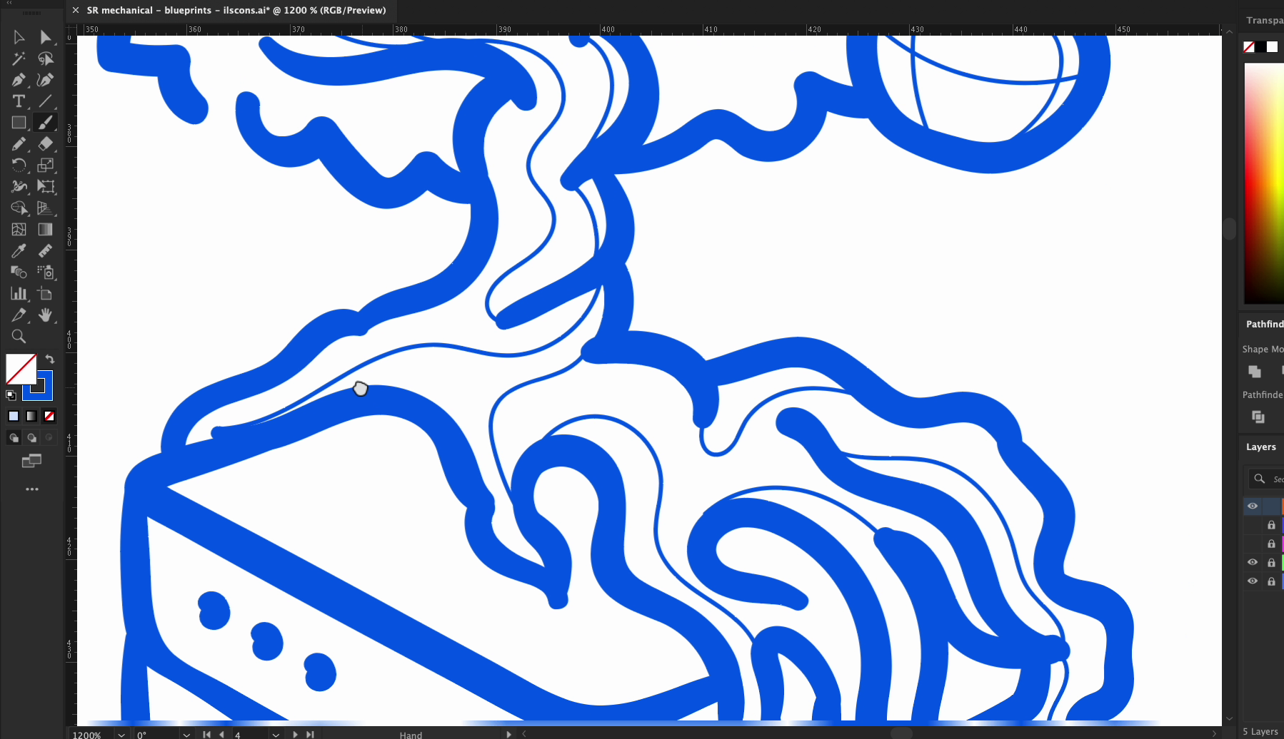 Organic Fluidity in illustration