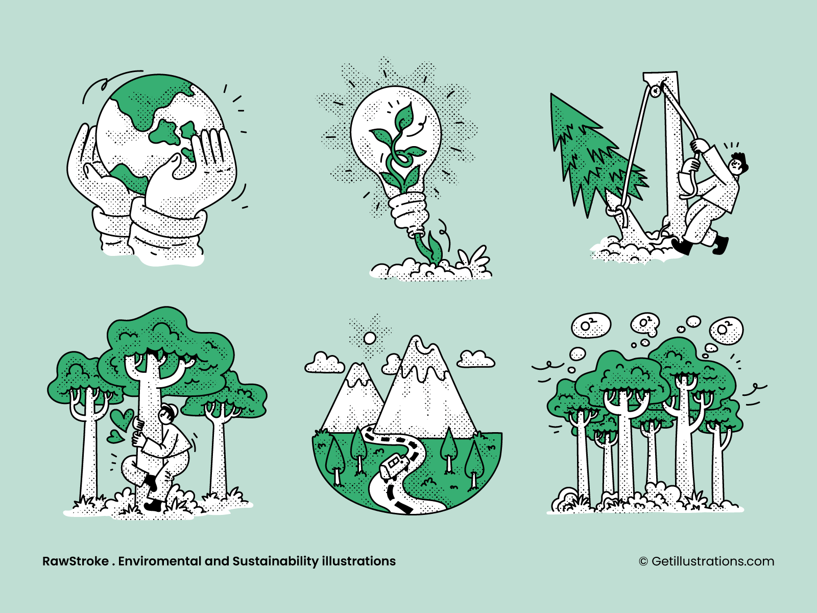 Ecology illustrations
