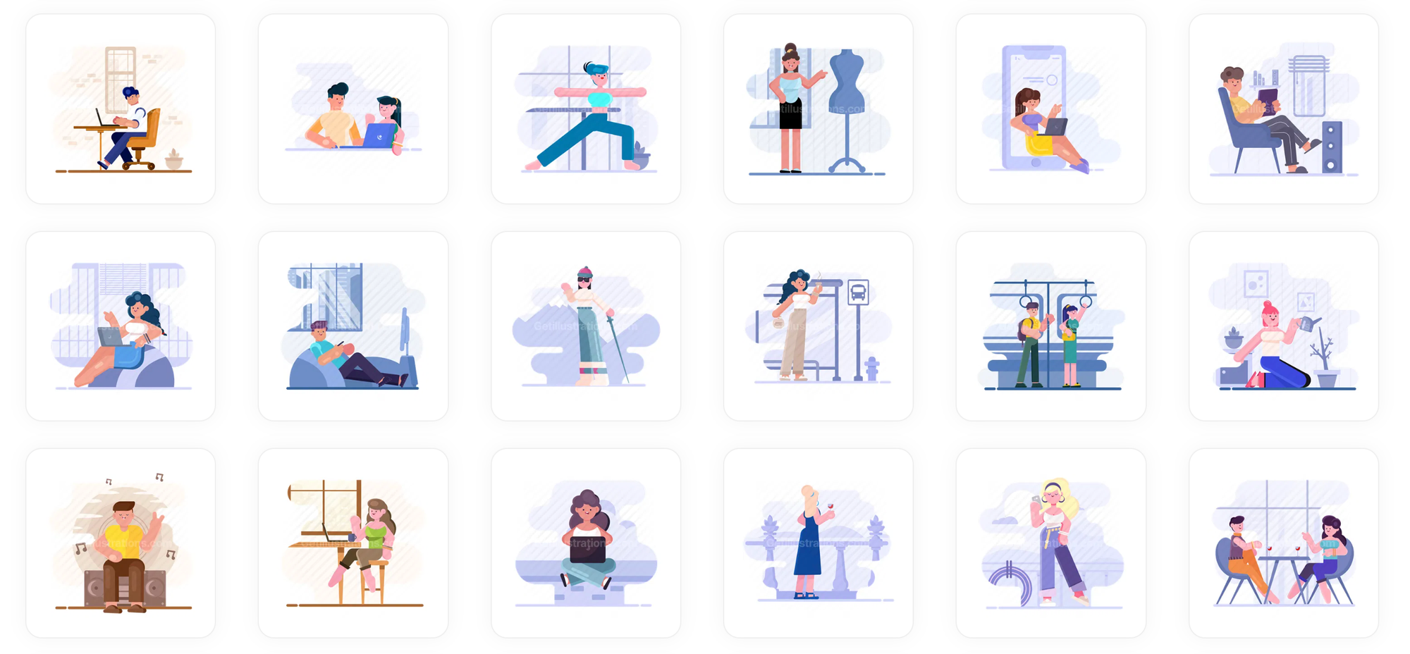 Loomies free illustrations