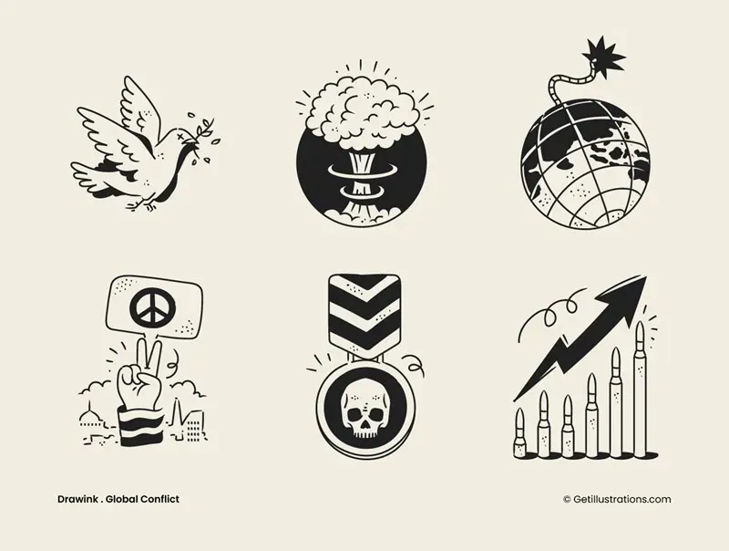 Peace Vector illustrations