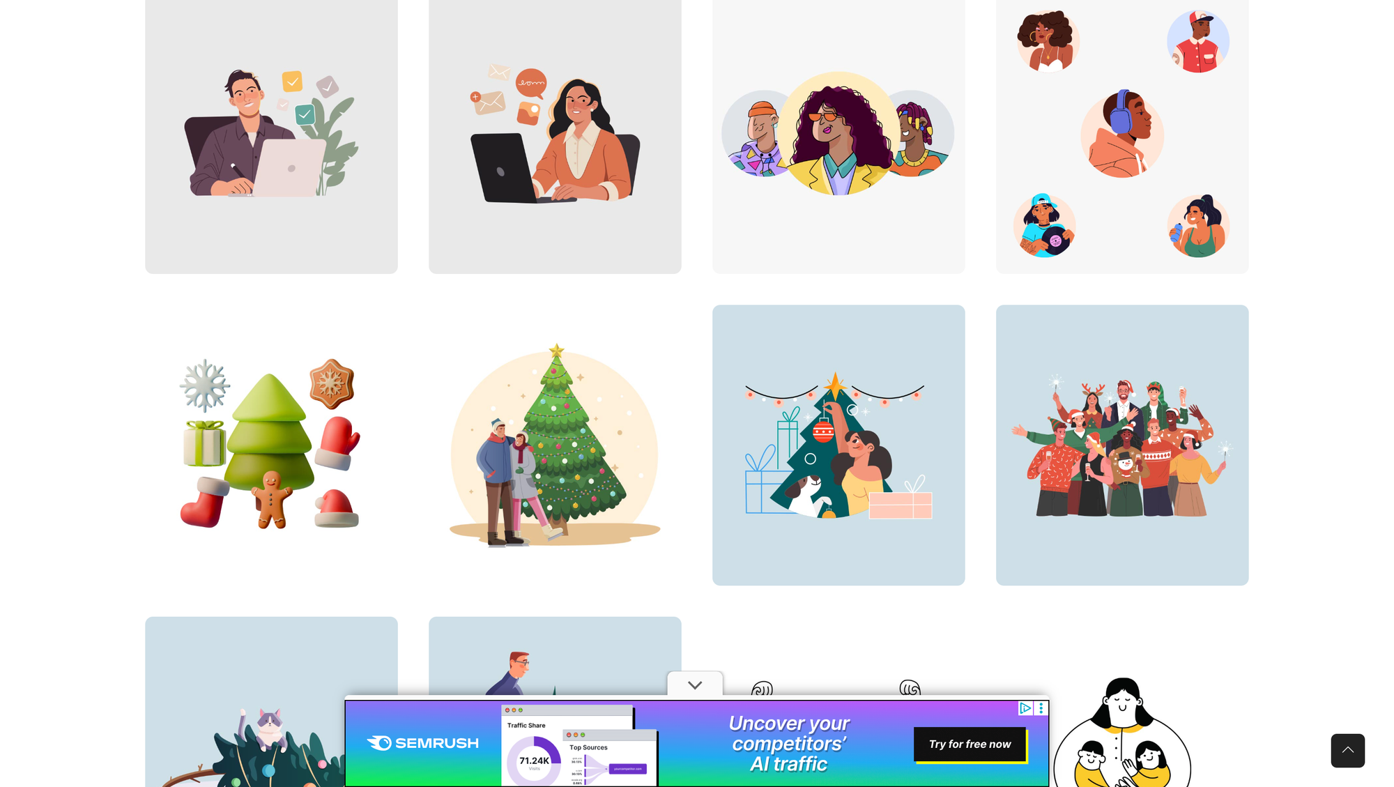 Top 100 Websites for Free and High-Quality Vector Illustrations (2025 Ultimate Edition)