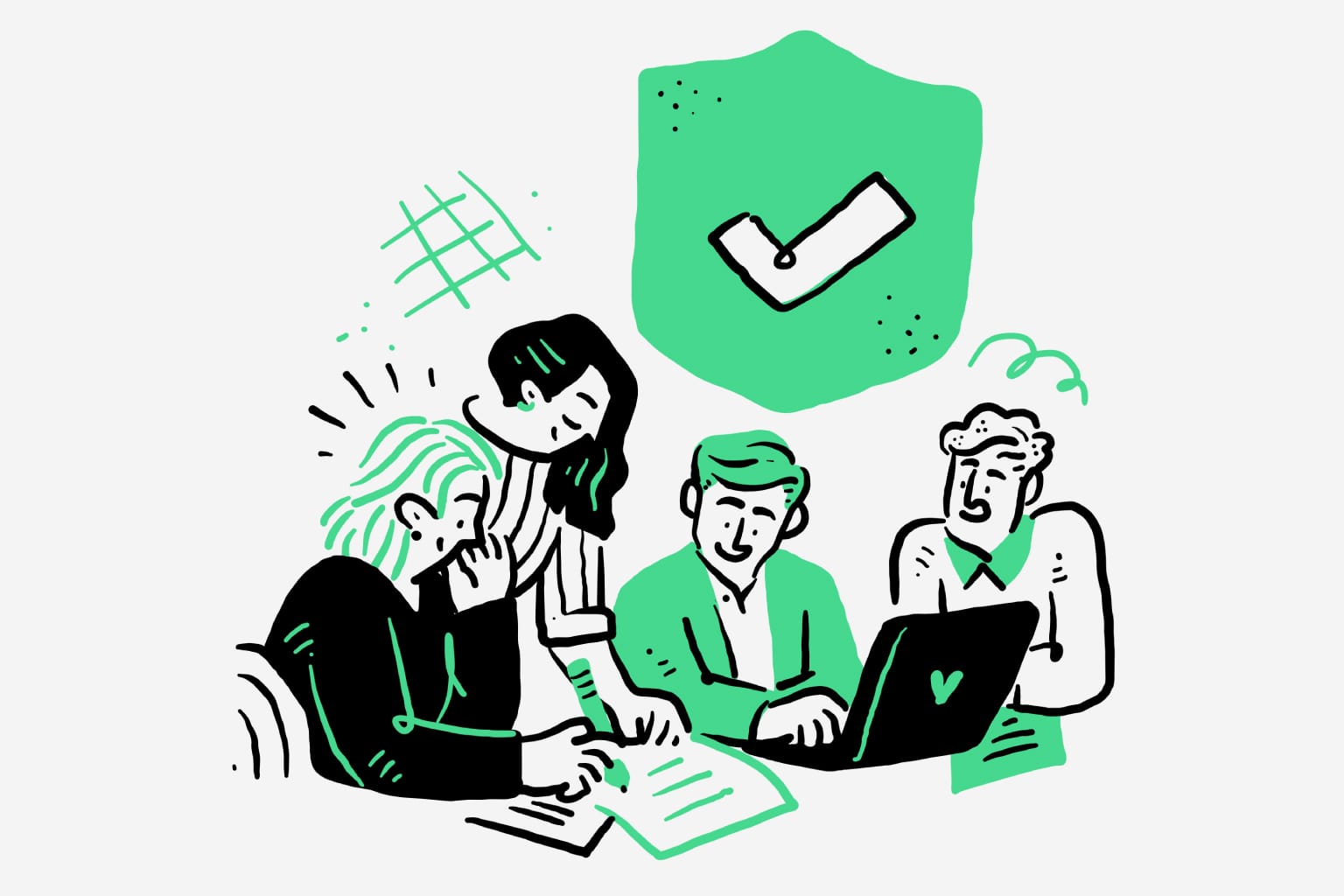 Best practice to use illustrations in websites