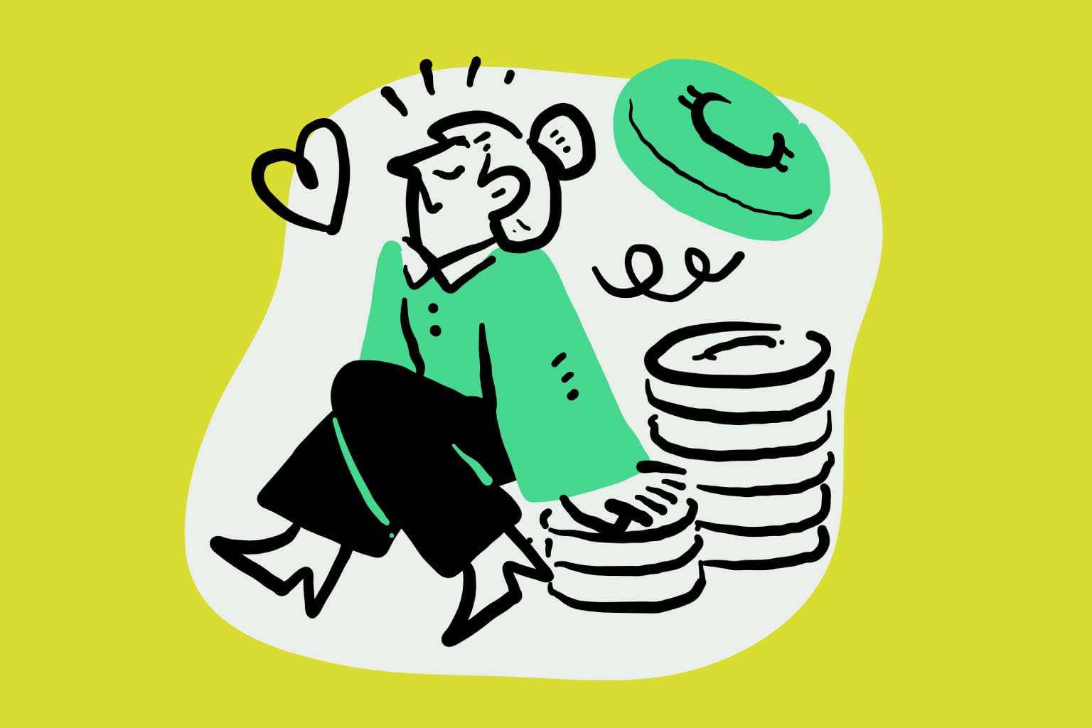 Save money illustration