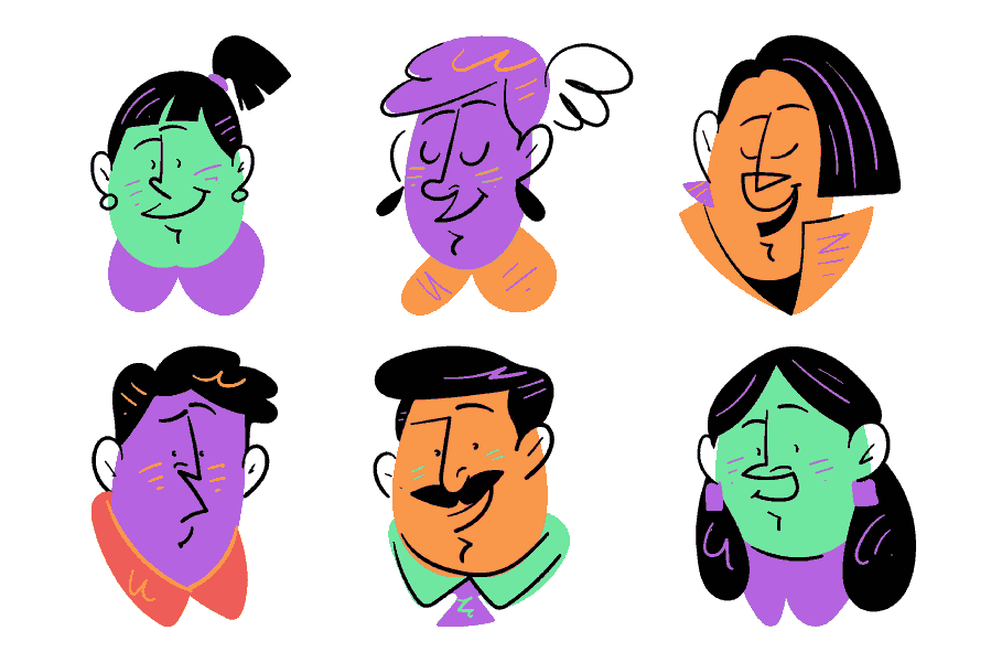 Character Driven illustrations