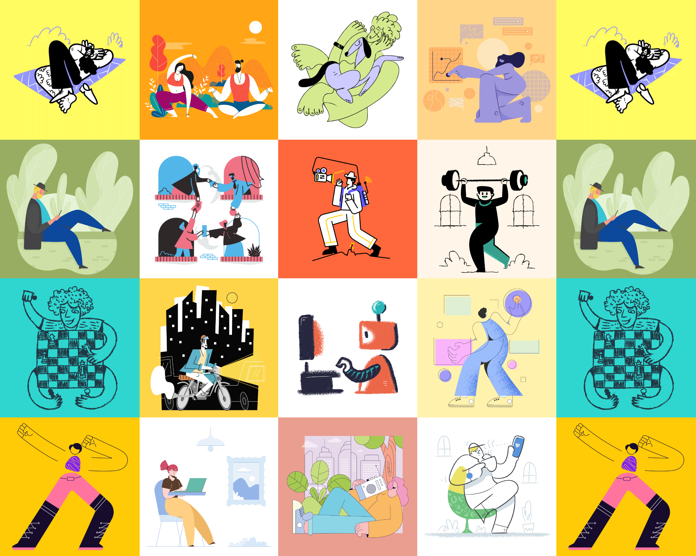 Vector illustration packs