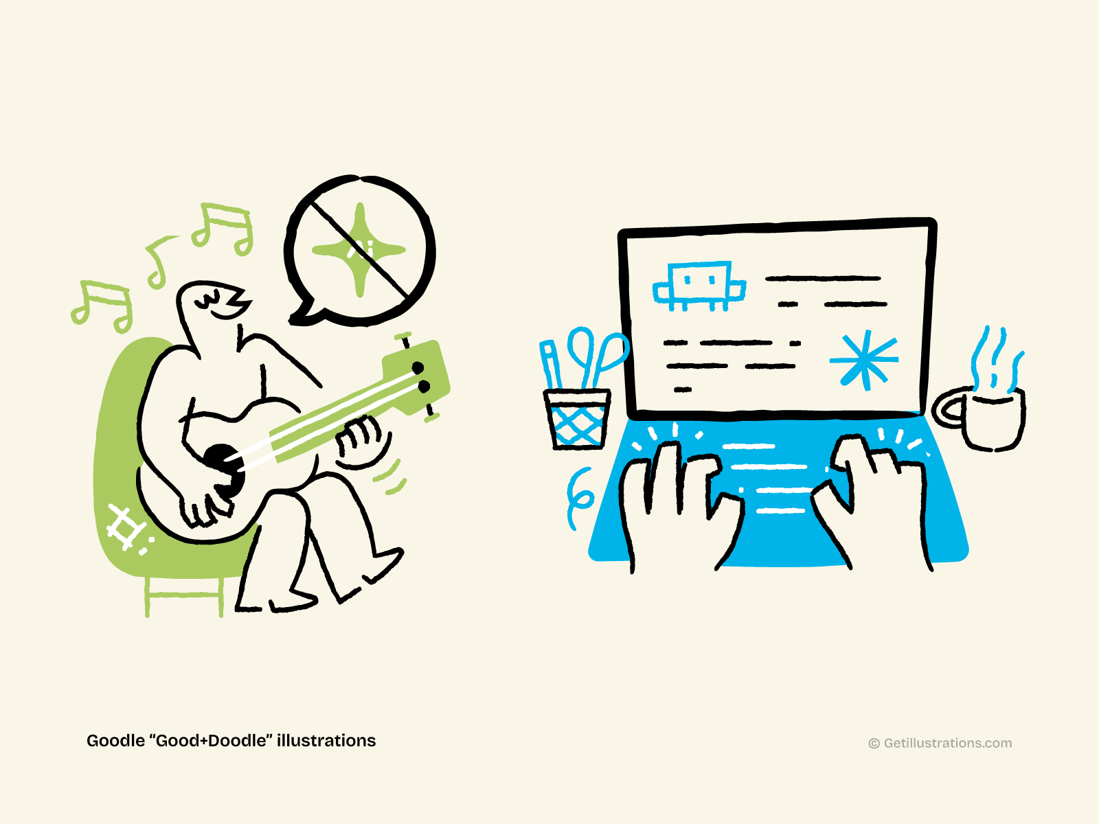 Hand Drawn Doodle illustrations