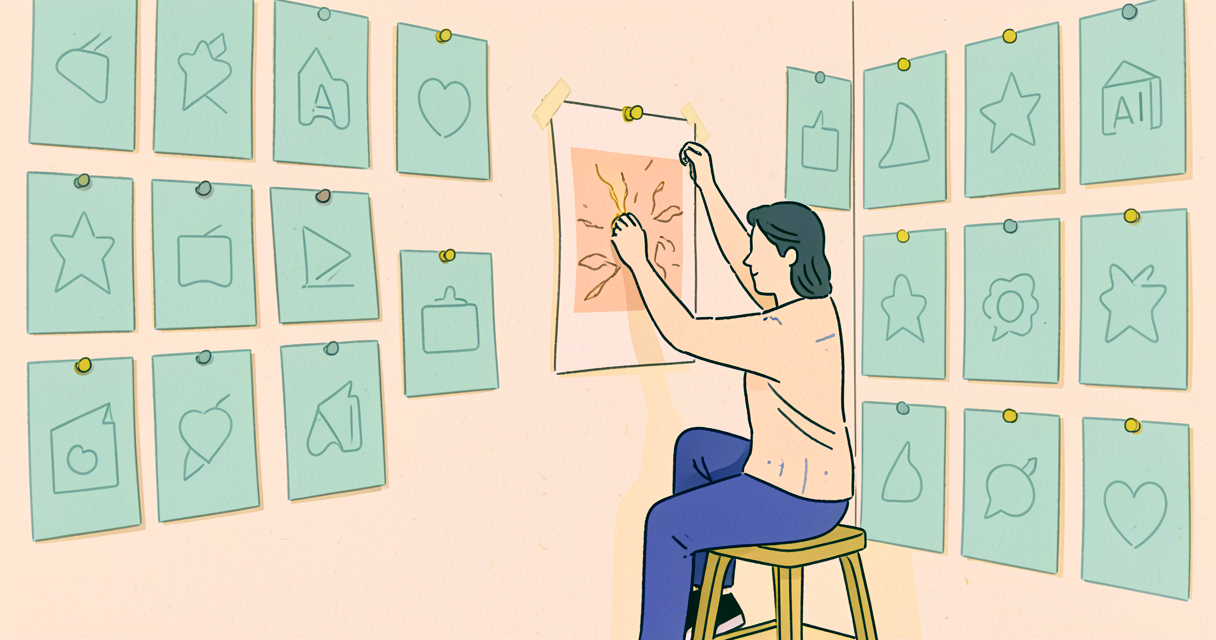 Hand drawn vector illustrations for brands