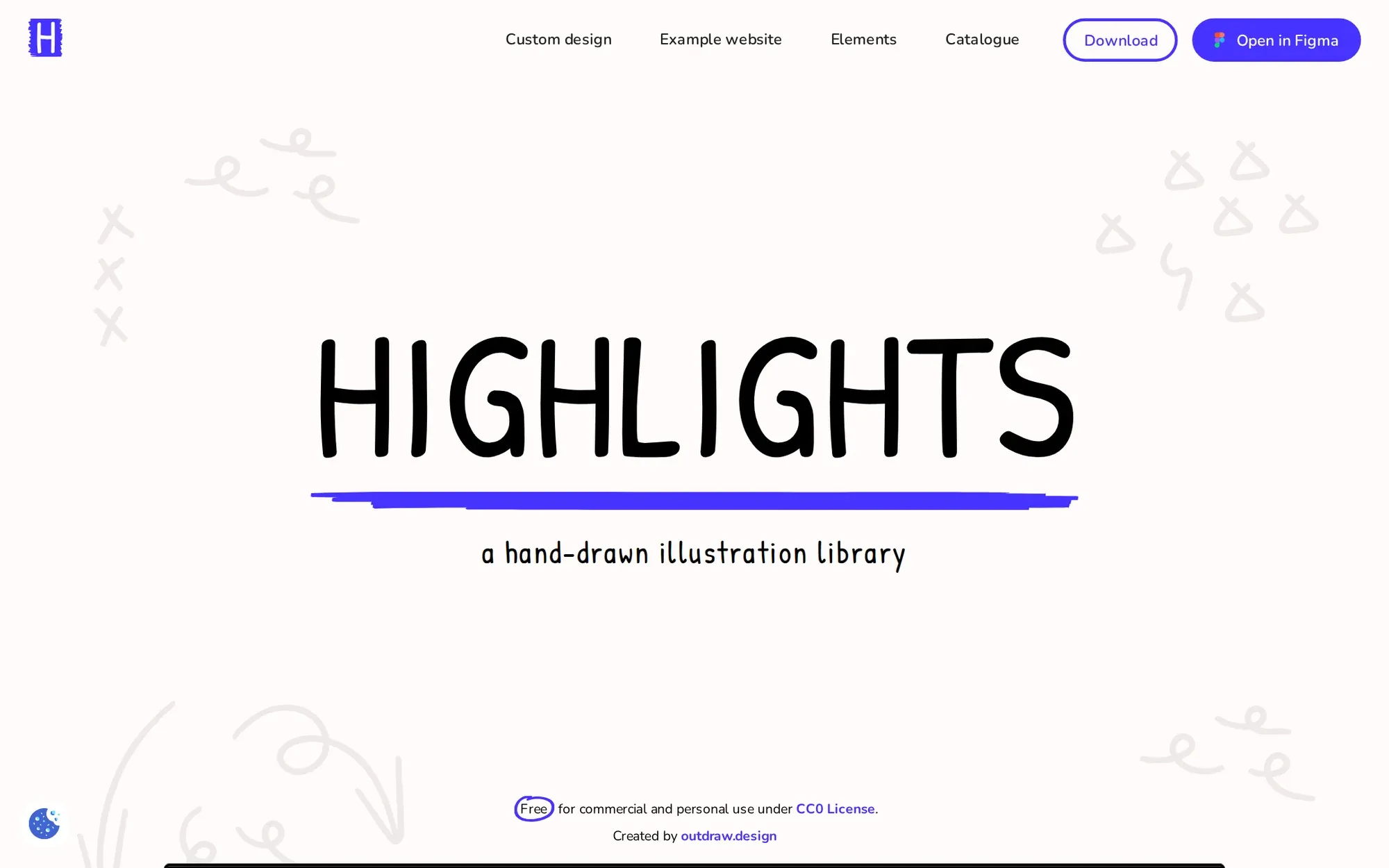 Highlights.design in October 2026: the HIGHLIGHTS title drawn in thick marker strokes