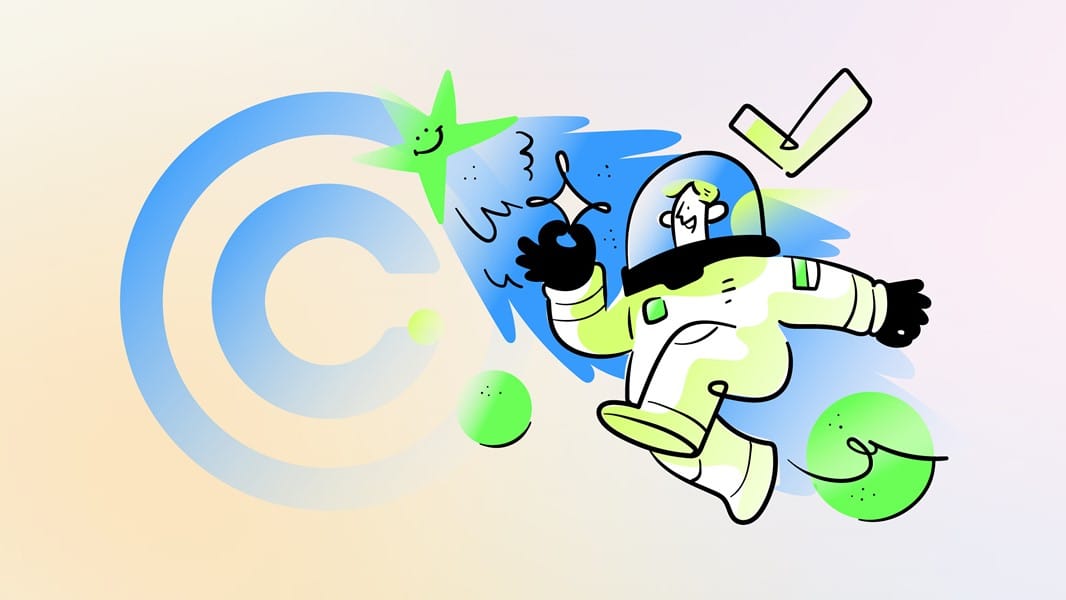Royalty free illustrations versus Creative common license