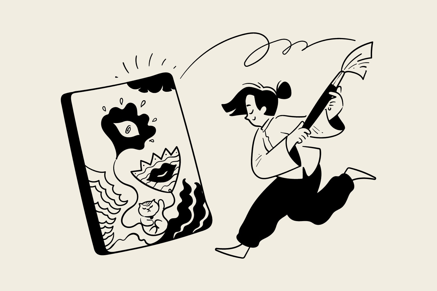 Notion illustrations Guide for website design