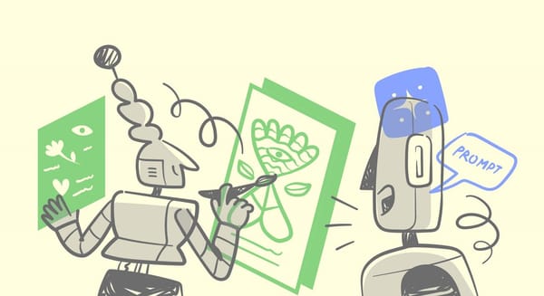 Robot Drawing an image based on a prompt
