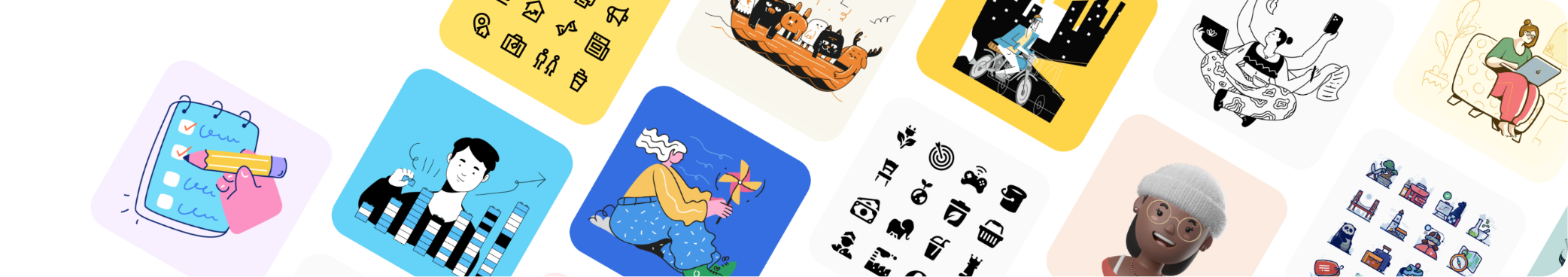 GetIllustrations design philosophy — human-made vector illustrations