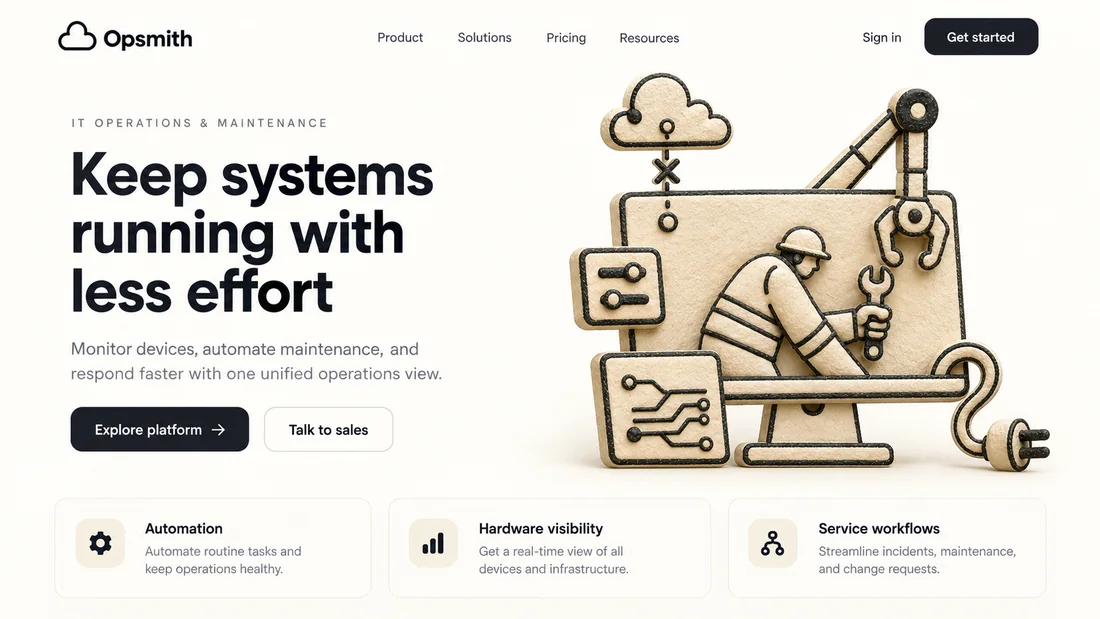 Product and SaaS screens using illustrations generated in one style