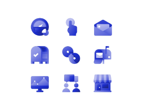 Character icon illustrations