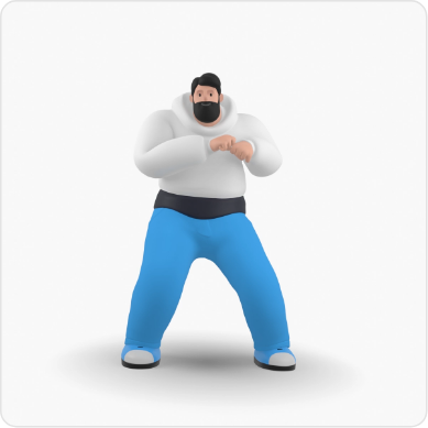 Zima 3D illustration set