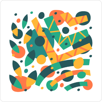 Artistic spectrum pattern illustration