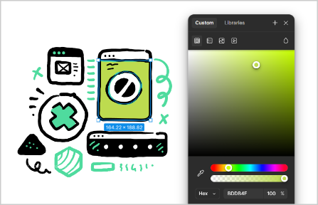 Customize illustrations in Figma
