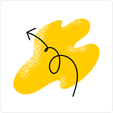 Elemental blob illustration on Figma