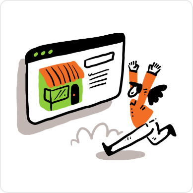 Webpage screen from Figure illustration set Figma plugin