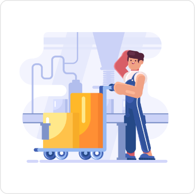 Loomies free illustrations warehouse machine