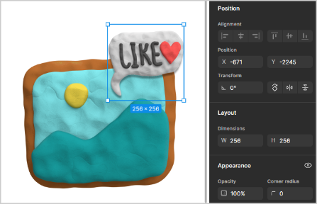 Resize illustrations in Figma