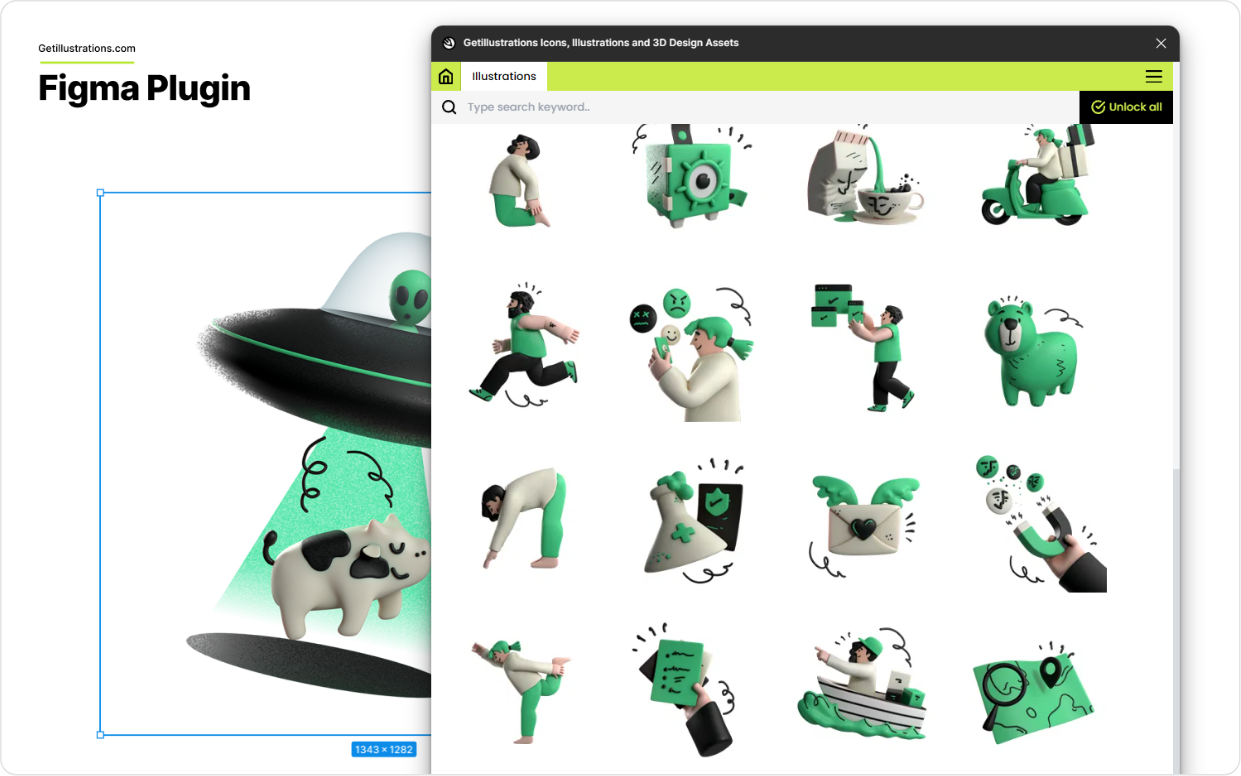 Upgrade your Figma with top icons and illustrations