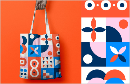 Use illustrations as background patterns