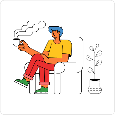 Build a website simple illustration