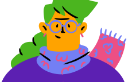 Colorful illustrations icon