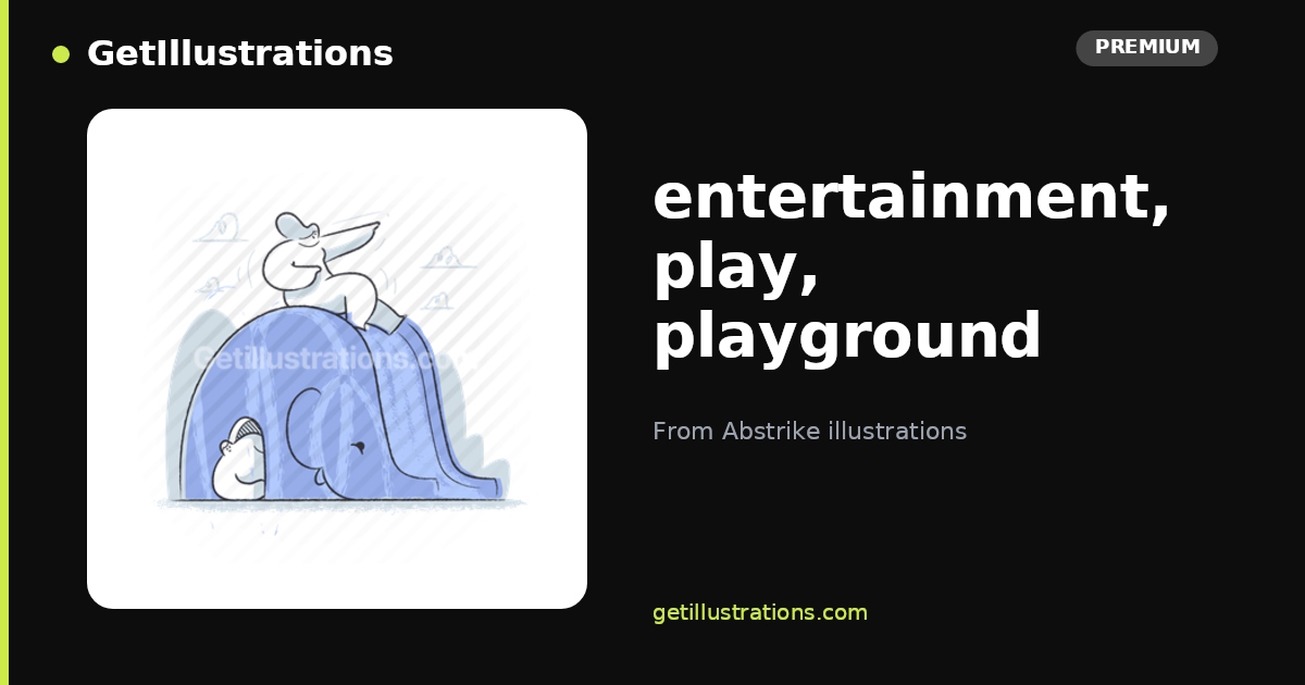 entertainment, play, playground Vector Illustration — Abstrike ...