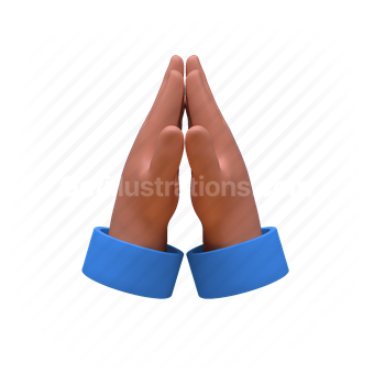 Download Thanks Thank You Greatful Hand Gesture Hand 3d Illustrations Hand