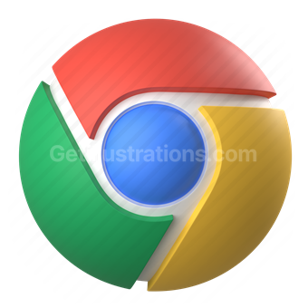 Download Logo Chrome Website Browser Google 3d App Icons