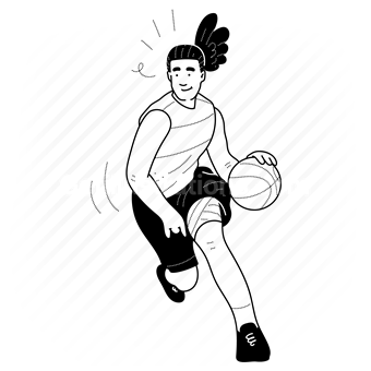sport specific workouts basketball clipart