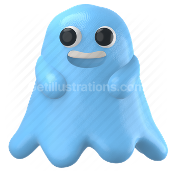 Download monster, halloween, spooky, scary, character, smiley, sticker ...