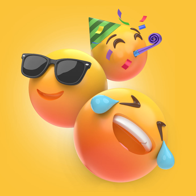 3D Emoji illustrations