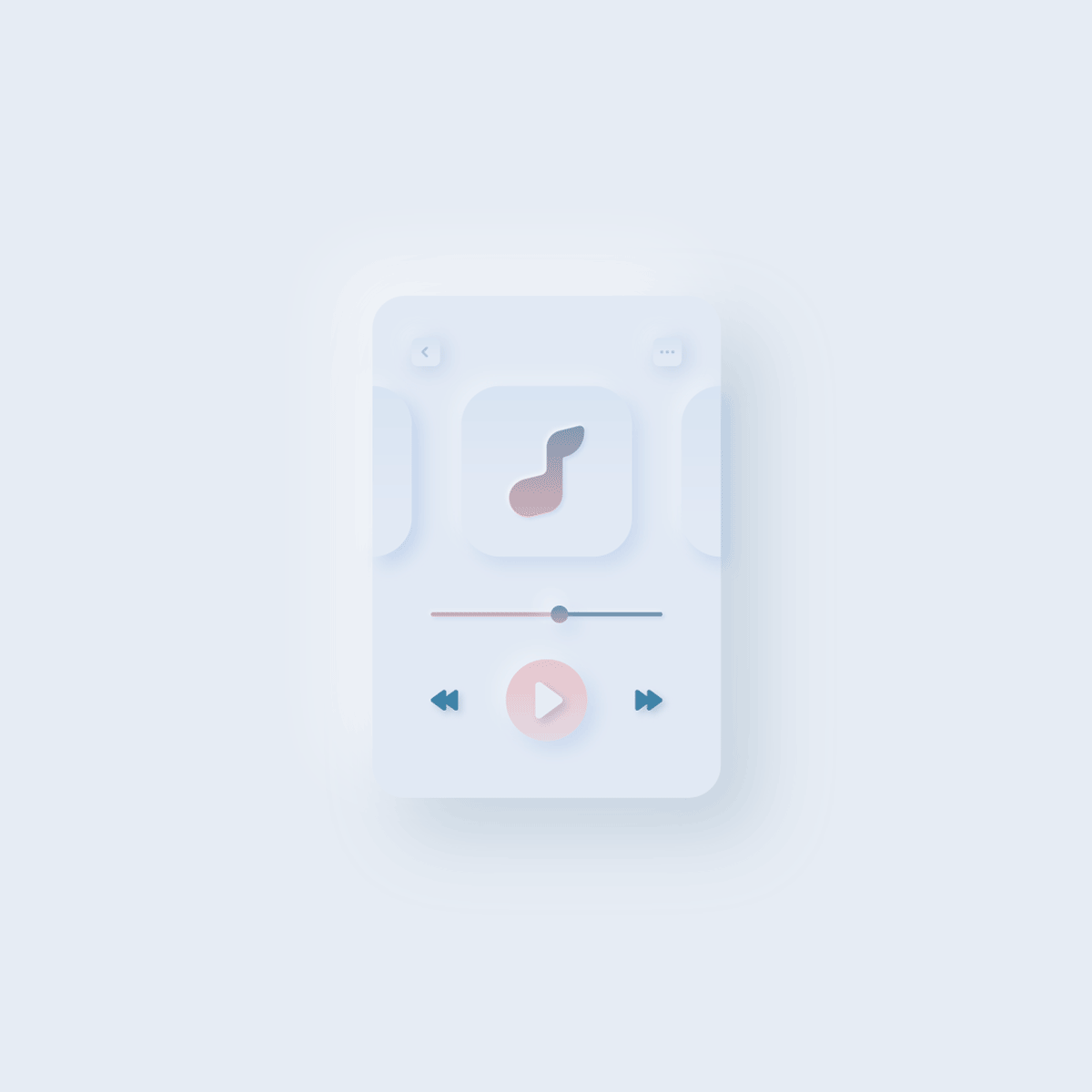 Neumorphism illustrations